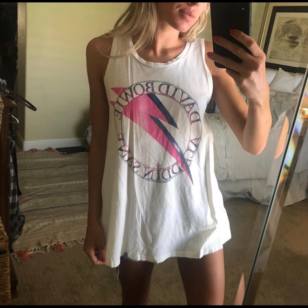 Free People David Bowie tank